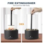 Portable Ethanol Tabletop Fire Pit for Indoor Outdoor