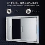 28" x 19" Stainless Steel BBQ Access Doors