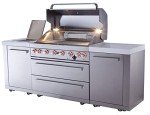 Mont Alpi 44-Inch 6-Burner Outdoor Grill Island