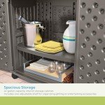 Suncast Rolling Patio Storage and Prep Station