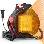 Portable 1500W Outdoor Electric Patio Heater