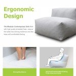 7-Piece Cloud Gray Patio Sectional Conversation Set