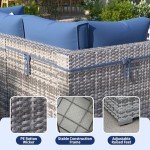 10-Piece Outdoor Wicker Patio Furniture Set