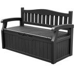 Devoko 80 Gallon Lockable Outdoor Storage Bench