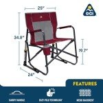 GCI Outdoor Portable Rocking Camping Chair - Indigo