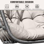 HWB Hanging Egg Chair with Stand and Cushion