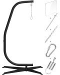 Sturdy C-Stand for Indoor/Outdoor Hammock Swing