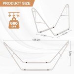 Universal Heavy Duty 2-Person Hammock Stand 660lbs