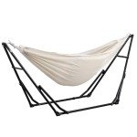3-in-1 Outdoor Hammock Swing Chair with Stand