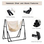 3-in-1 Outdoor Hammock Swing Chair with Stand