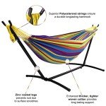 SZHLUX Heavy-Duty Double Hammock with Stand