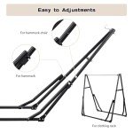 3-in-1 Outdoor Hammock Swing Chair with Stand