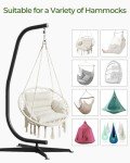 Sturdy C-Stand for Indoor/Outdoor Hammock Swing