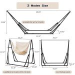 3-in-1 Outdoor Hammock Swing Chair with Stand