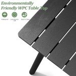 VredHom 82.7" Rectangular Outdoor Dining Table