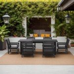TenKa 7-Piece Outdoor Dining Furniture Set for 6