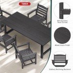 TenKa 7-Piece Outdoor Dining Furniture Set for 6