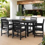 TenKa 7-Piece Outdoor Dining Furniture Set for 6