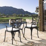 NUU GARDEN 3-Piece Cast Aluminum Bistro Set