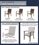 Cabana Stripe Blue & White Outdoor Chaise Cushion