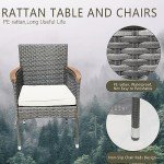 7 Piece Outdoor Patio Dining Set for 6