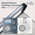 9-Piece Outdoor Patio Dining Set with Swivel Chairs