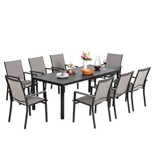 9-Piece Outdoor Dining Set for 8 People