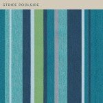 Honeycomb Stripe Highback Poolside Chair Cushion