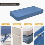 Custom Patio Bench Cushion - 90+ Color Options