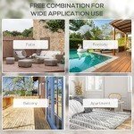 4-Pack Stackable Outdoor Folding Patio Chairs