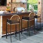 YITAHOME 3-Piece Wicker Bar Height Patio Set