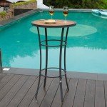 Naga Bahna 40-Inch Outdoor Bar Bistro Table