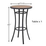 Naga Bahna 40-Inch Outdoor Bar Bistro Table