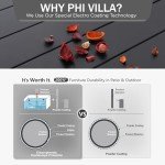 PHI VILLA 35.8" Outdoor Counter Height Table