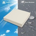 Topotdor Waterproof Patio Chair Cushions - 2 Pack
