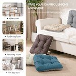 Memory Foam Chair Cushions for Indoor/Outdoor 4-Pack