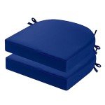 Thick Waterproof Outdoor Chair Cushions - Set of 2