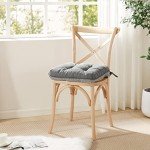 Memory Foam Chair Cushions for Indoor/Outdoor 4-Pack