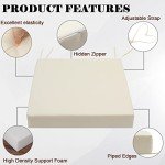 Topotdor Waterproof Patio Chair Cushions - 2 Pack