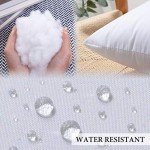 MIULEE 18x18 Outdoor Pillow Inserts - Pack of 2