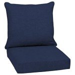Sapphire Blue Outdoor Deep Seat Cushion Set