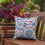 Clark Blue Outdoor Toss Pillow Set of 2