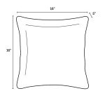 Clark Blue Outdoor Toss Pillow Set of 2