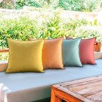 MIULEE 18x18 Outdoor Pillow Inserts - Pack of 2