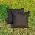 Outdoor Waterproof Throw Pillow Covers - Set of 2