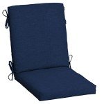 Sapphire Blue Outdoor Dining Chair Cushion, 20"x20