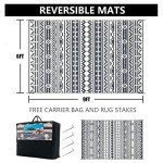 HUGEAR 6'x9' Waterproof Outdoor Patio Rug