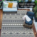 HUGEAR 6'x9' Waterproof Outdoor Patio Rug