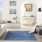 Nourison Essentials Navy Blue 4x6 Area Rug