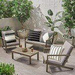 4 Waterproof Outdoor Throw Pillow Covers - Black